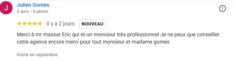 Chasseur de maison Toulouse - Domicilium avis 5 étoiles