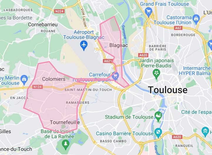 Chasseur Immobilier Toulouse recherche maison proches du site Airbus de Saint-Martin du Touch.