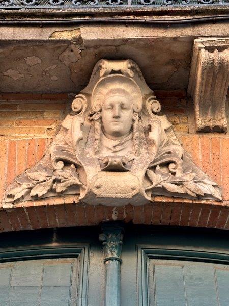 Mascaron rue Pierre-Paul Riquet - 31000 Toulouse