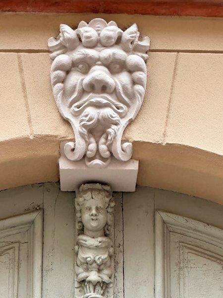 Mascaron rue Pharaon - Toulouse 31000